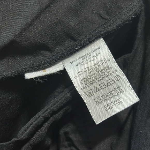 Ann Taylor Petite Curvy Fit Black Trouser Career Wear Pants Women’s Size 4P - Picture 4 of 9